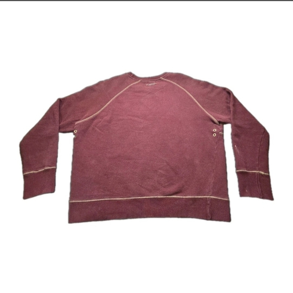 Burberry London Men’s L Burgundy Crewneck Sweatshirt - Picture 2 of 11